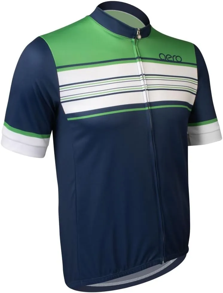 | Men's Classic Printed Cycling Jersey | Lightweight Sun Protection | Made in USA