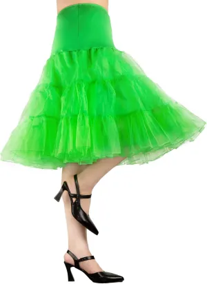 1950s Vintage Knee Length Crinoline Petticoats For Women Tulle skirts for under dresses 50s Clothing