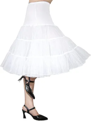 1950s Vintage Knee Length Crinoline Petticoats For Women Tulle skirts for under dresses 50s Clothing