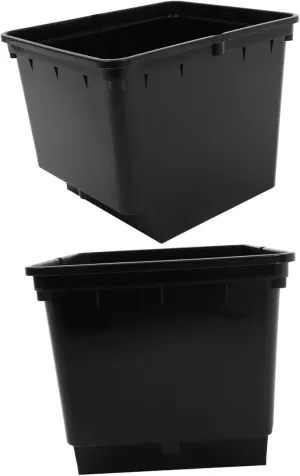 2pcs Soilless Growing Bucket Hydroponics System for Vegetable Flower Fruit Planting