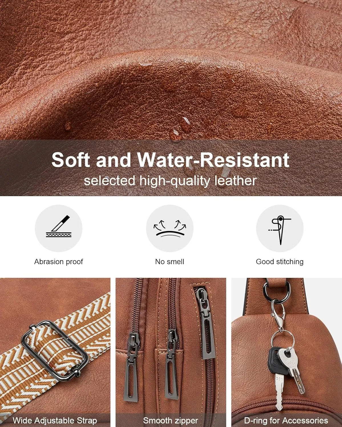 7L Sling Bag Crossbody Bags for Women Fanny Packs Purses Cross Body Bag for Woman Small backpack Travel Shoulder Bag handbags