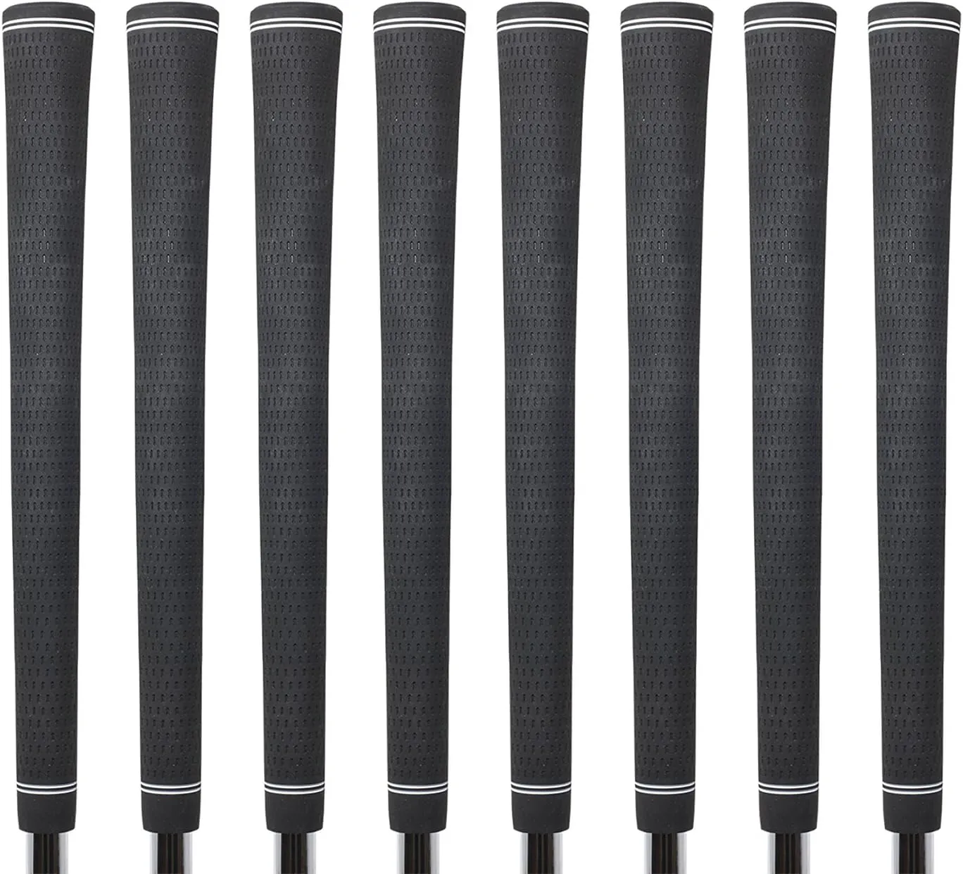 8 pcs - Men's Jumbo Size Tour Pro Velvet Golf Grips
