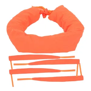 ABOOFAN 5pcs Transportation Facilities Safety Products Safety Warning Bags Traffic Cones Weight Bags Driveway Cone Weight Bags Driveway Cone Sand Bags Sports Cone Weight Bags Orange Cloth