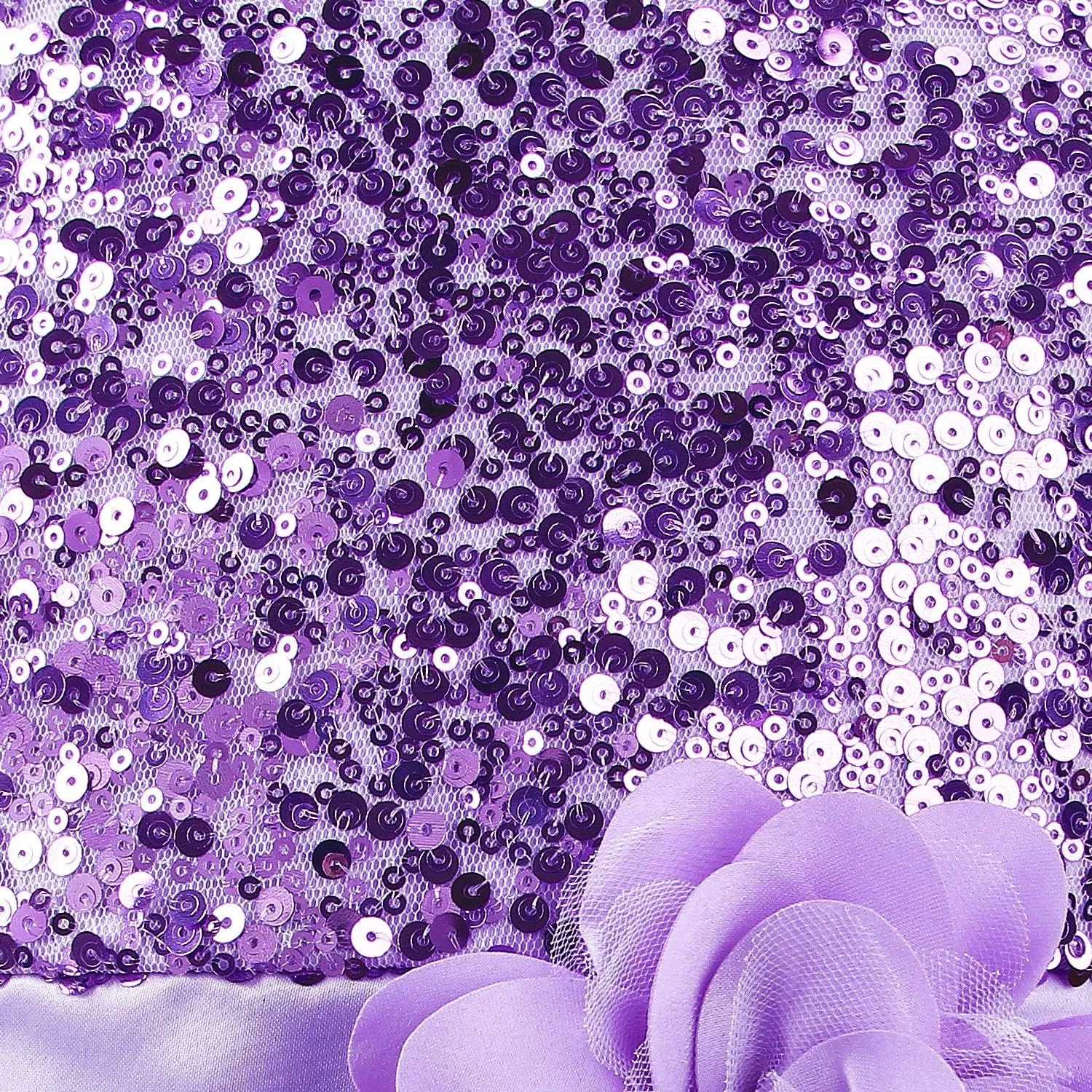 Acecharming Girls Dresses Sequin Flower Girls Party Dress Bridesmaid Ball Gown Wedding Tulle 3-10 Years