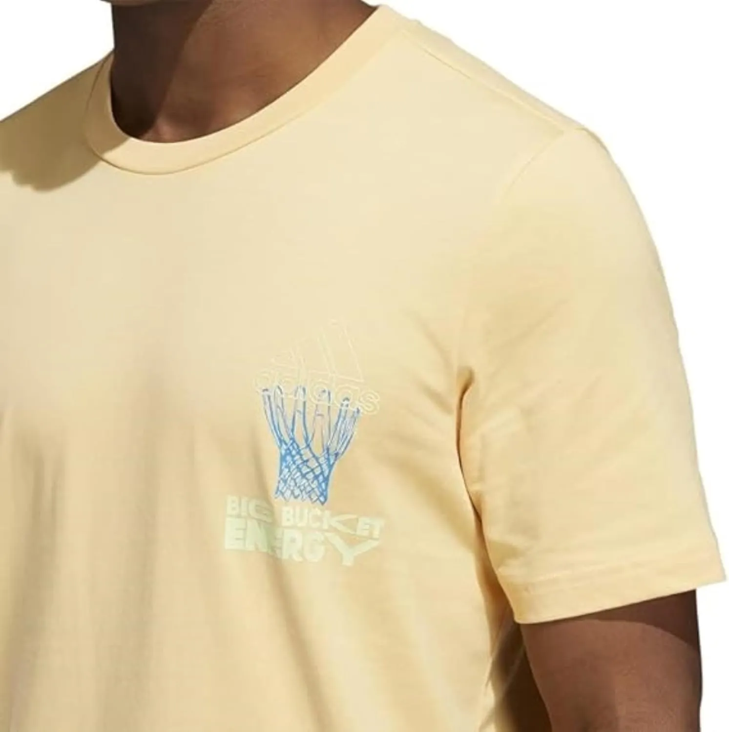 Adidas Men's Energy Graphic Short Sleeve Tee, Pulse Amber