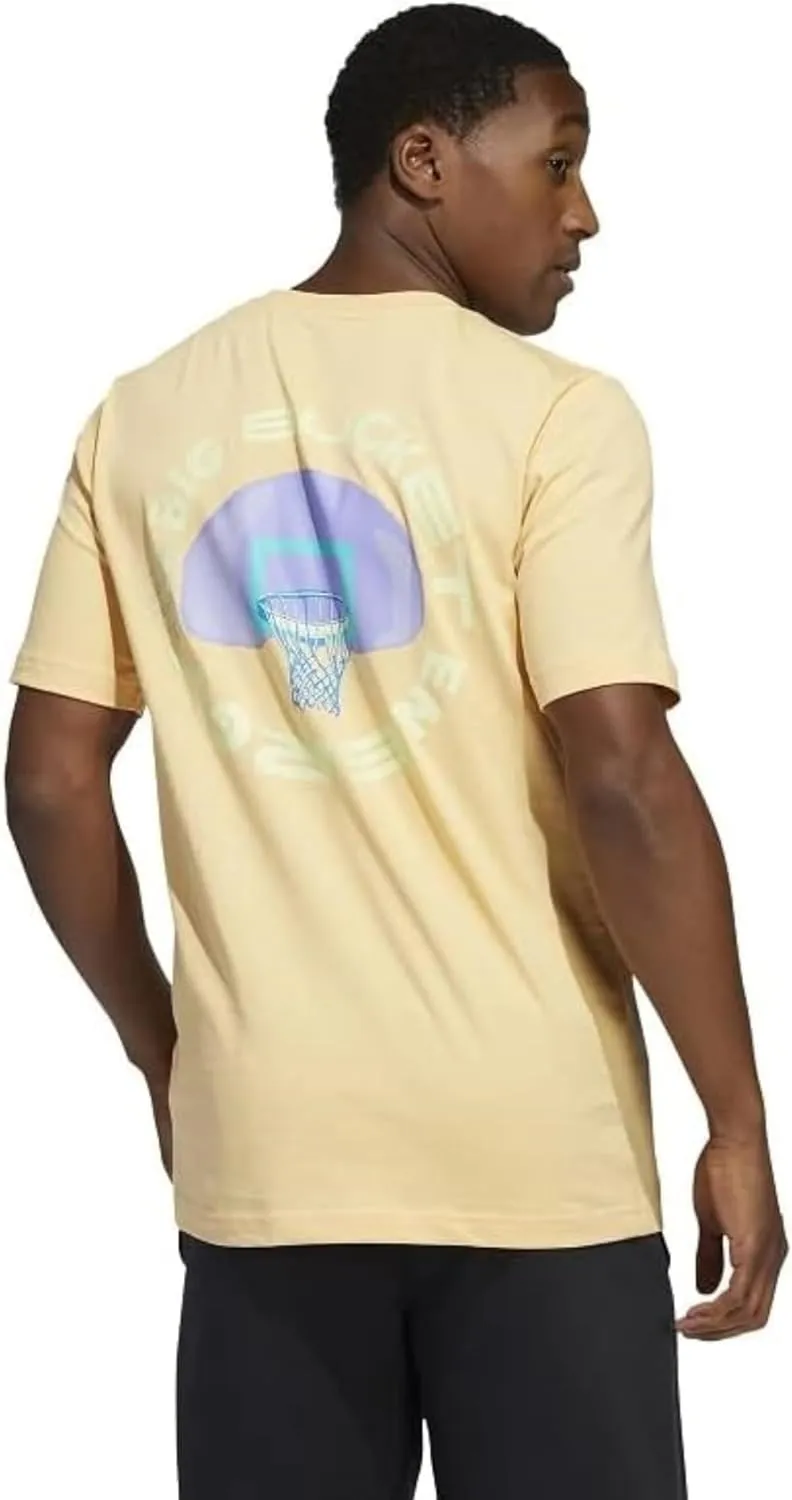 Adidas Men's Energy Graphic Short Sleeve Tee, Pulse Amber