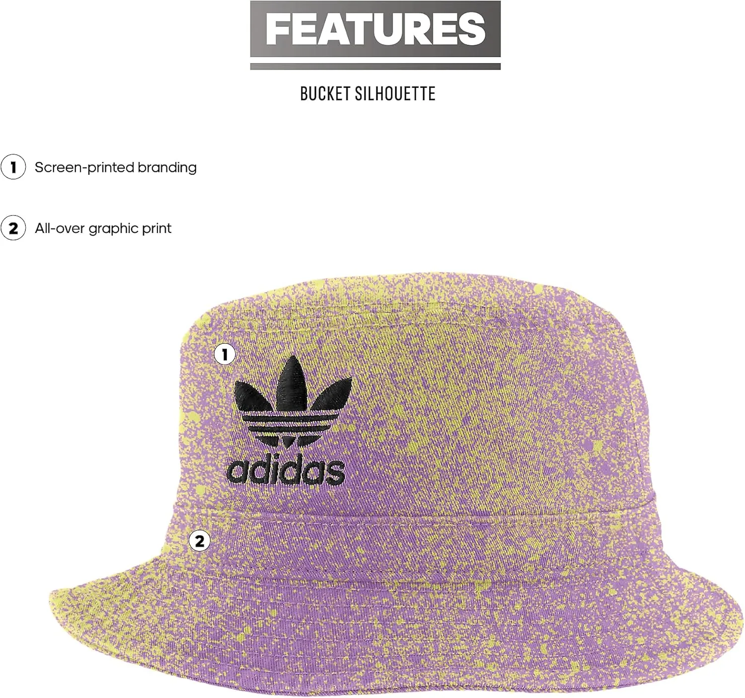 adidas Originals Unisex Spray Print Bucket