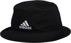 adidas Women's Essentials Plus Bucket Hat, Black/White, One Size