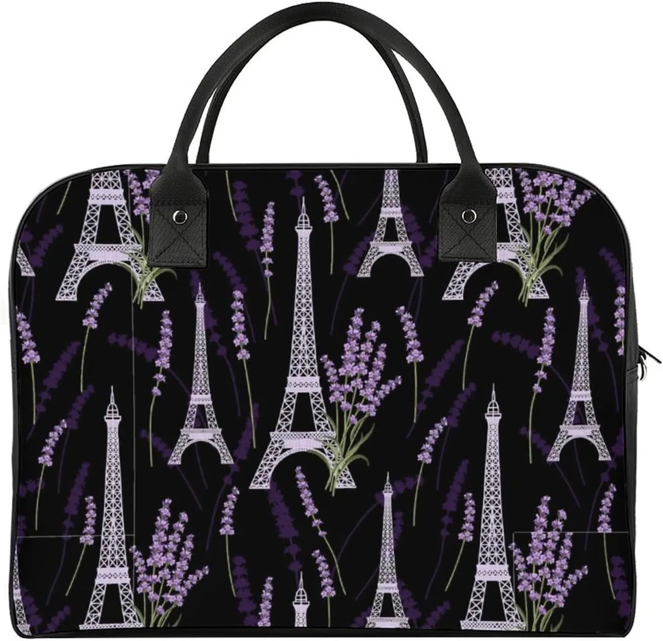 Adults Crossbody Nylon Lotus Florals Fashion Handbag for Business Trip 13" X 19" X 8"