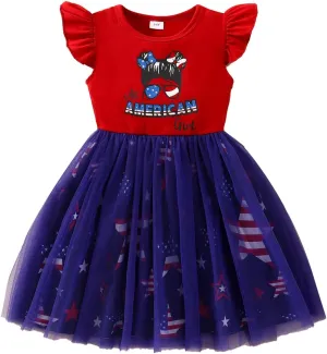 Akyzic Toddler Tulle Dress Unicorn Outfit Birthday Princess Party Girls Summer Causal Tutu Skirts
