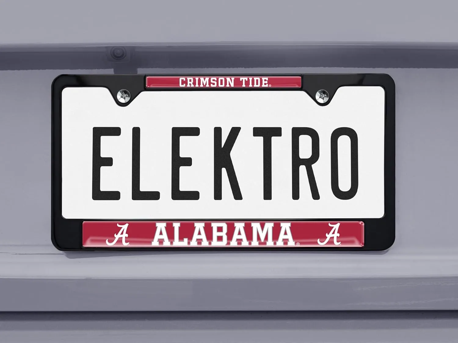 Alabama Crimson Tide Black License Plate Frame