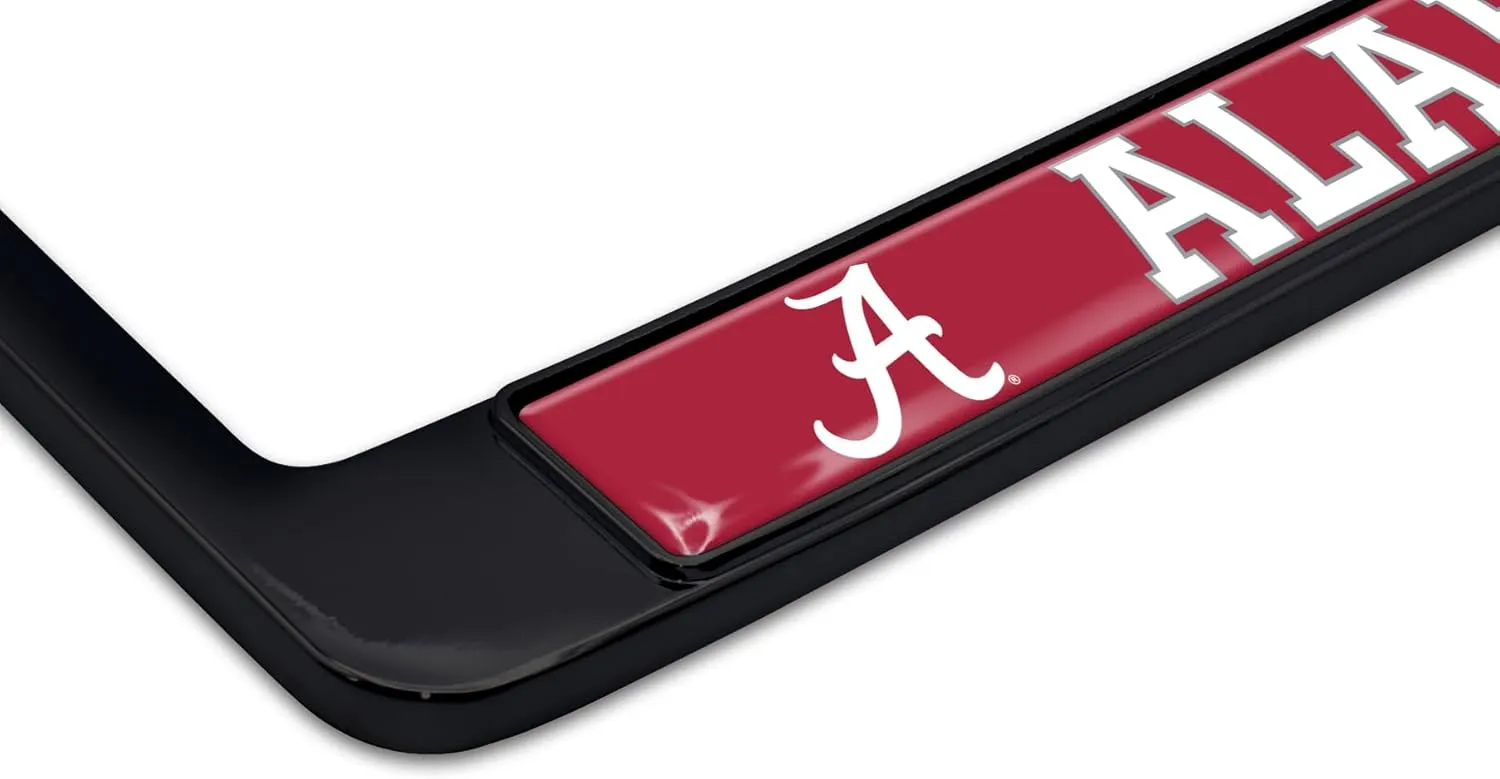 Alabama Crimson Tide Black License Plate Frame