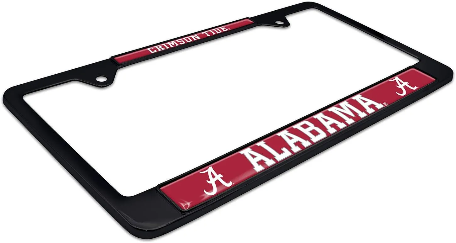 Alabama Crimson Tide Black License Plate Frame