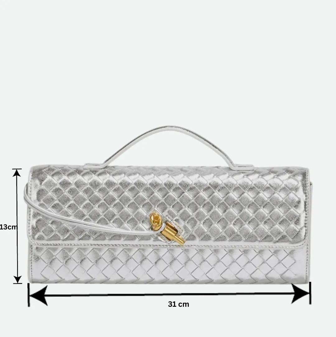 Alma Clutch Silver