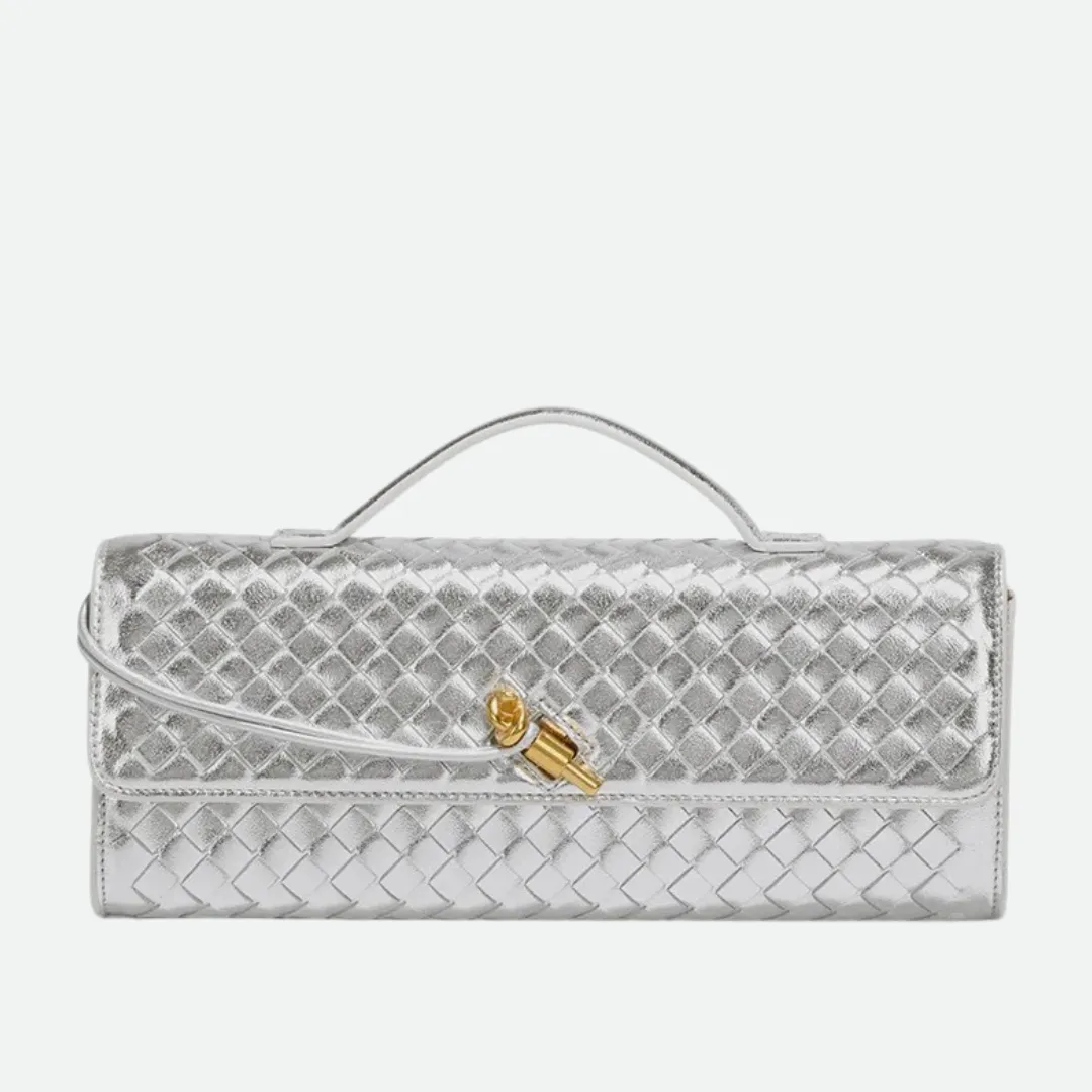 Alma Clutch Silver