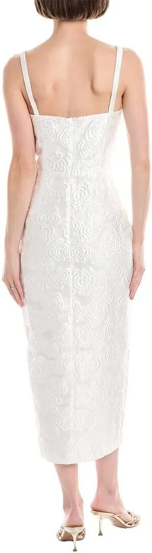 Amanda Uprichard White Midi Dress