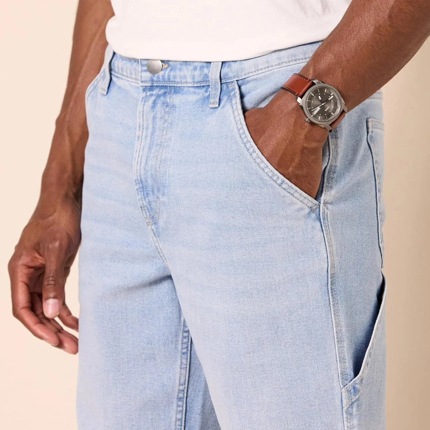 Amazon Essentials Men's Relaxed-Fit Workwear Carpenter Jean
