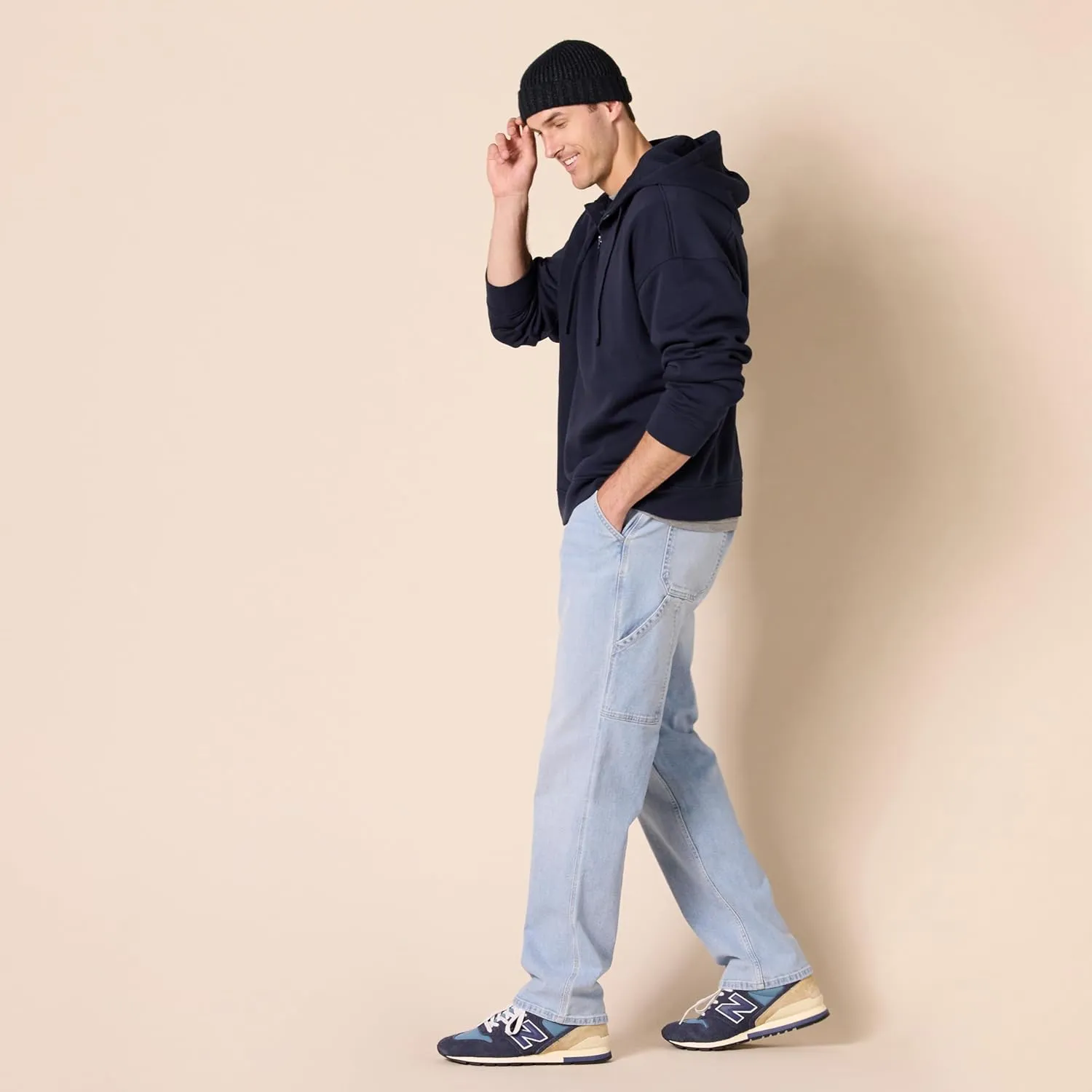 Amazon Essentials Men's Relaxed-Fit Workwear Carpenter Jean