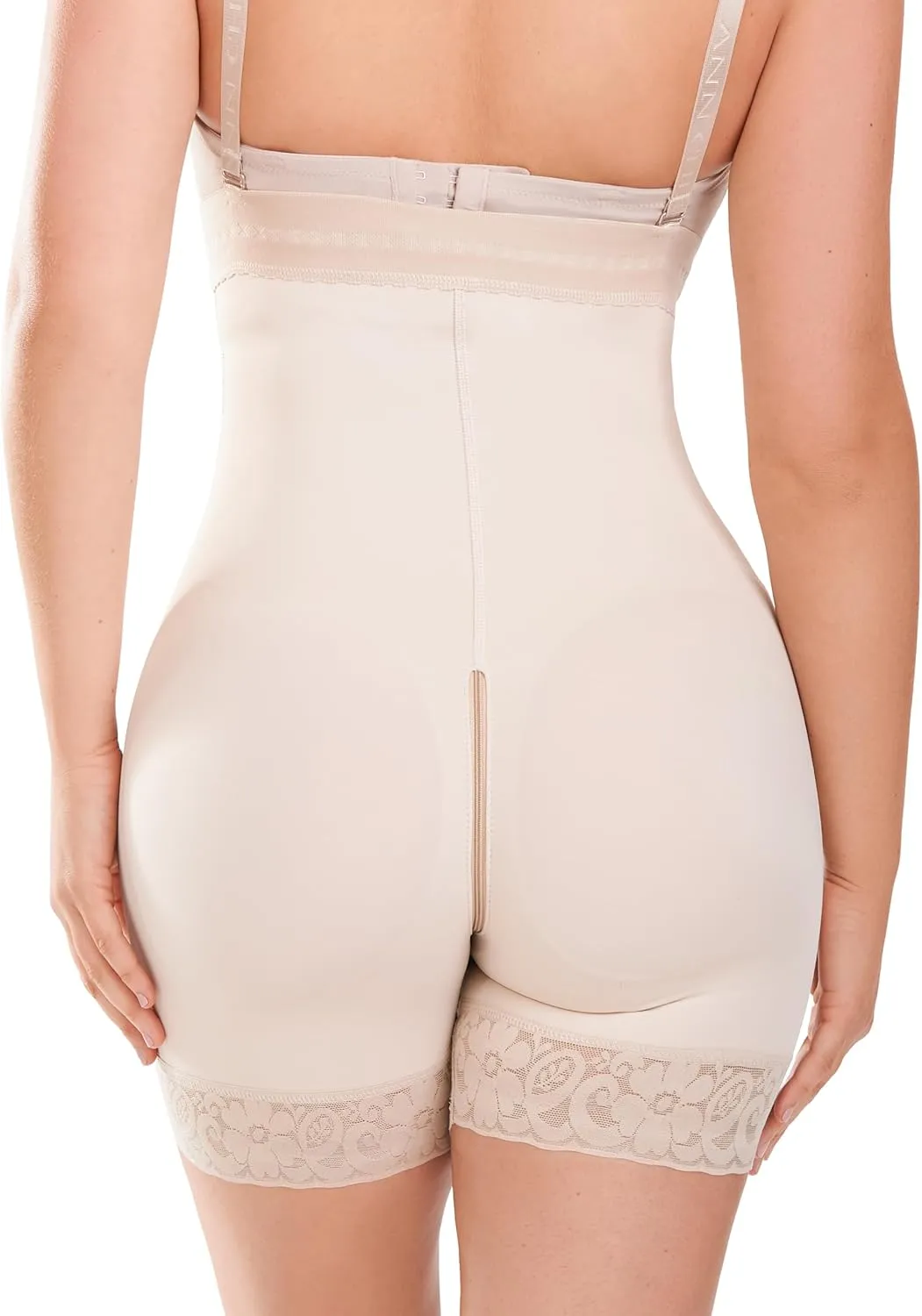 Ann Chery 1102 Strapless short shapewear with Zipper for women | Invisible butt lift Technology