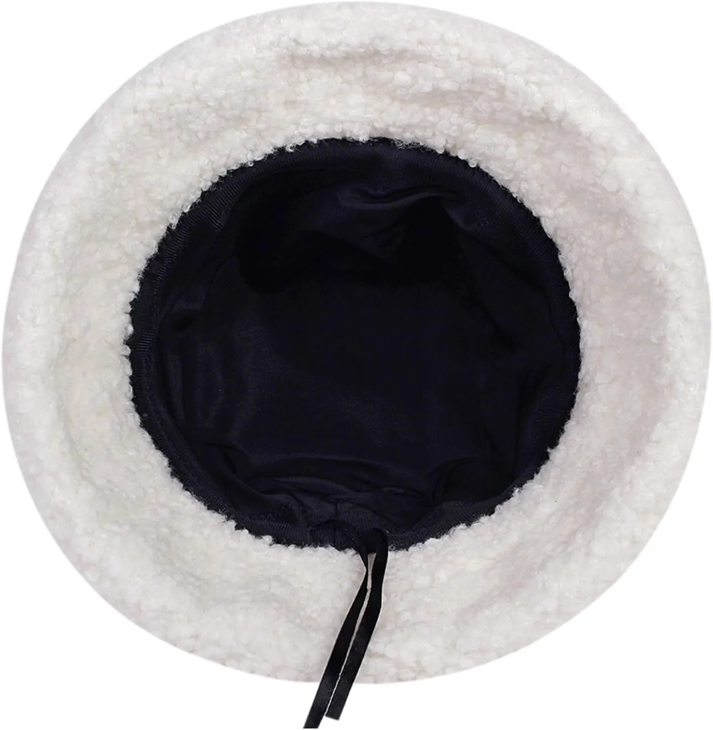 Appa Bucket Hats Women Winter Warm Soft Comfortable Cap Lamb Wool Fisherman Hat Faux Fur hat Furry Bucket Hat…