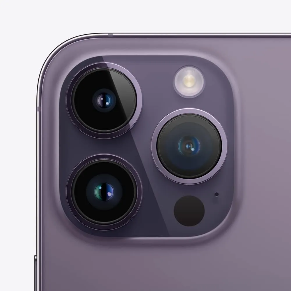 Apple iPhone 14 Pro Max, 128GB, Deep Purple for AT&T (Renewed)