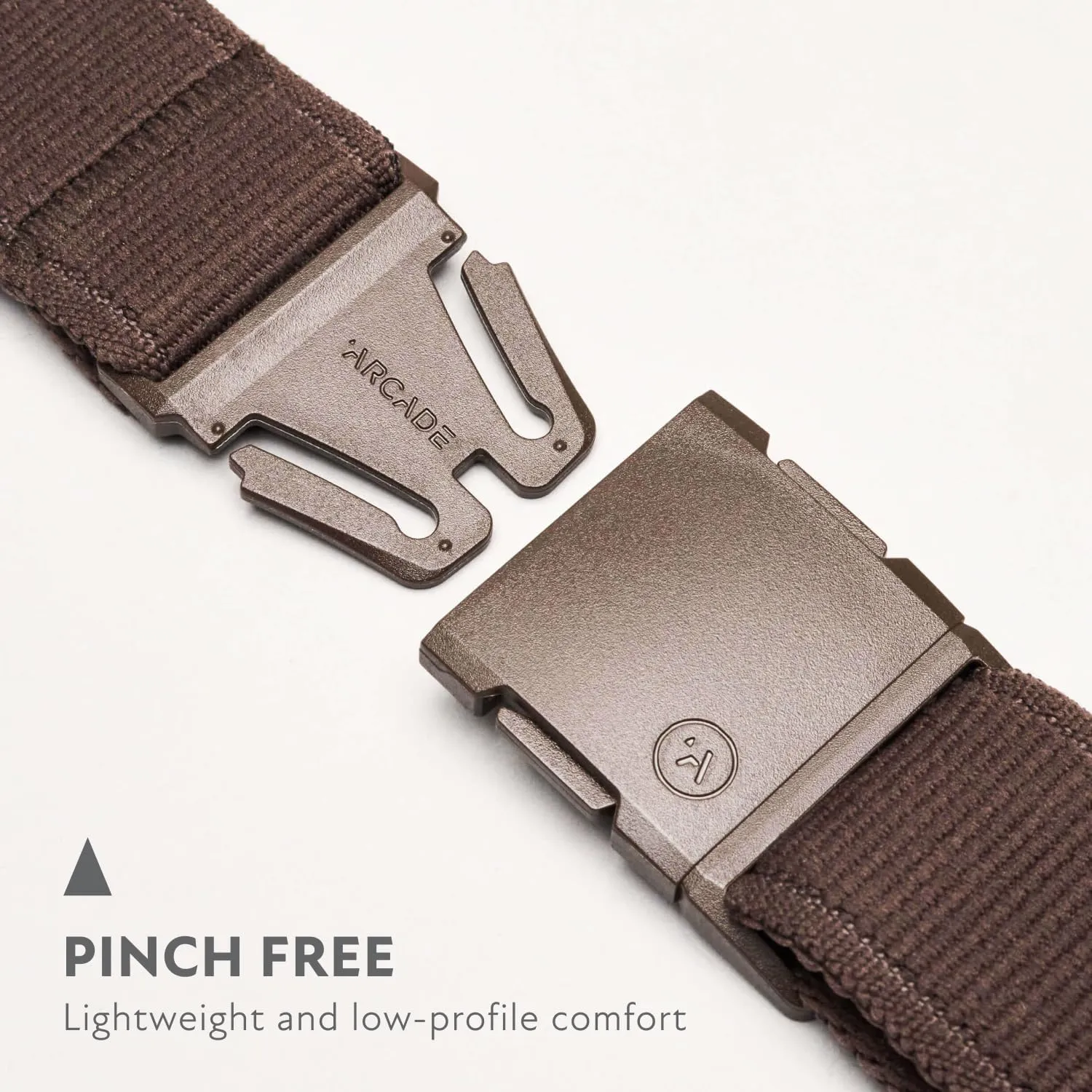 Arcade Belts A2 Unisex Adventure Belt: Heavy Duty Stretch, Metal Free Buckle
