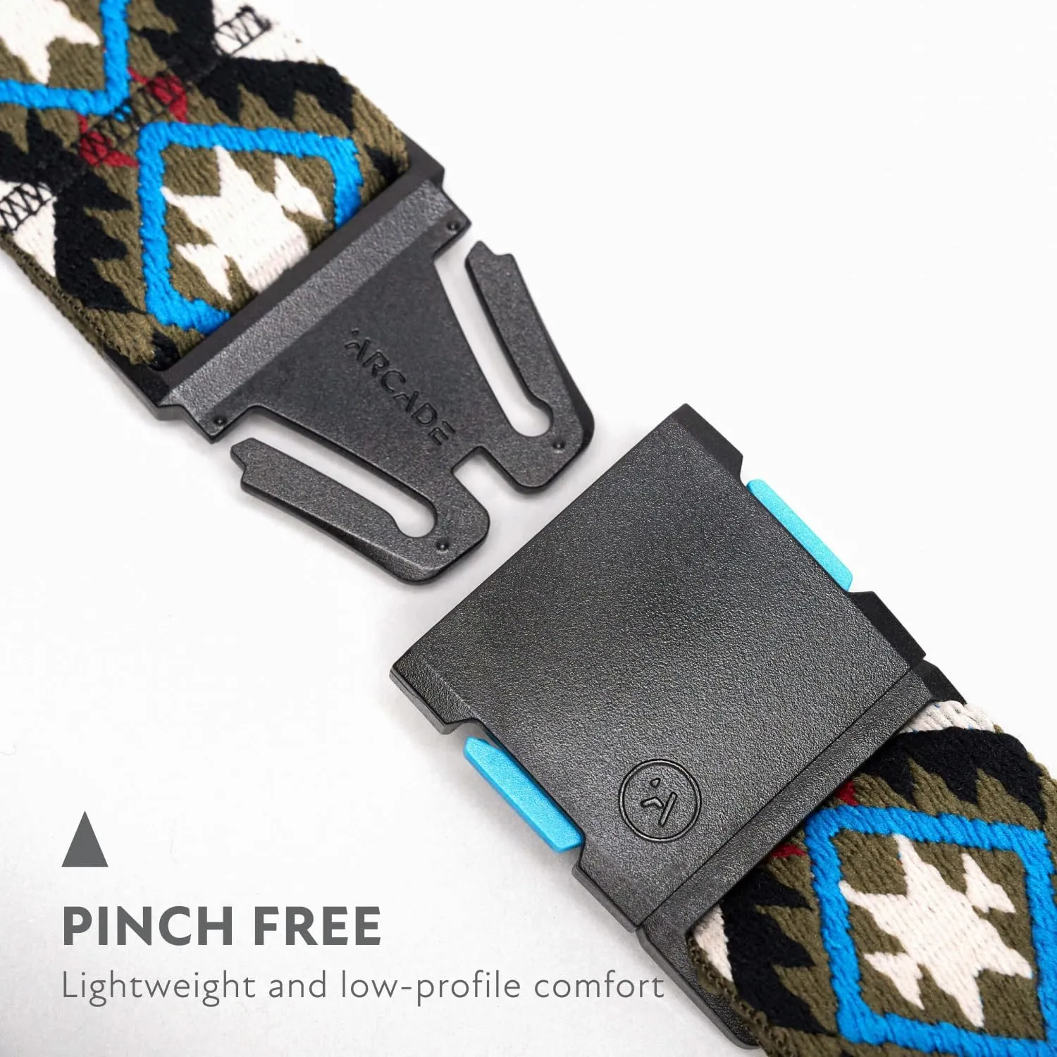 Arcade Belts A2 Unisex Adventure Belt: Heavy Duty Stretch, Metal Free Buckle