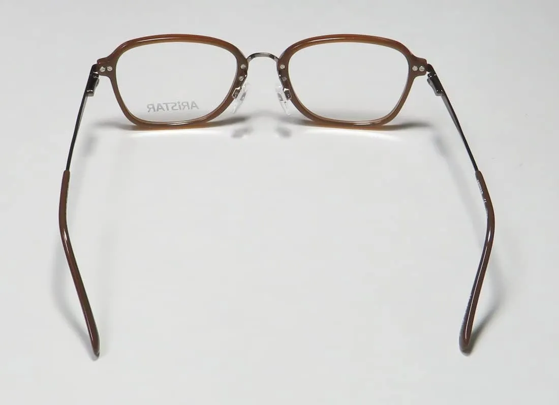 Aristar 18651 Mens Designer Full-rim Flexible Hinges Eyeglasses/Glasses