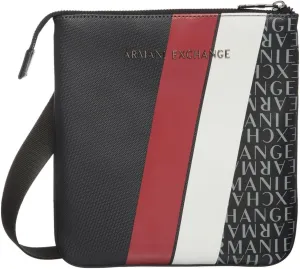Armani Exchange Men's Dylan Essential Stripe Detail Flat Crossbody