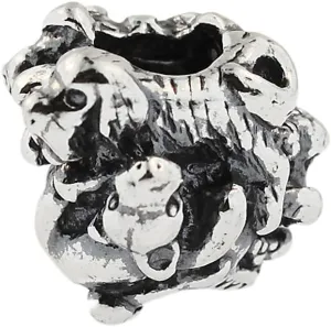 Authentic Trollbeads Sterling Silver 11355 Family of Puppies