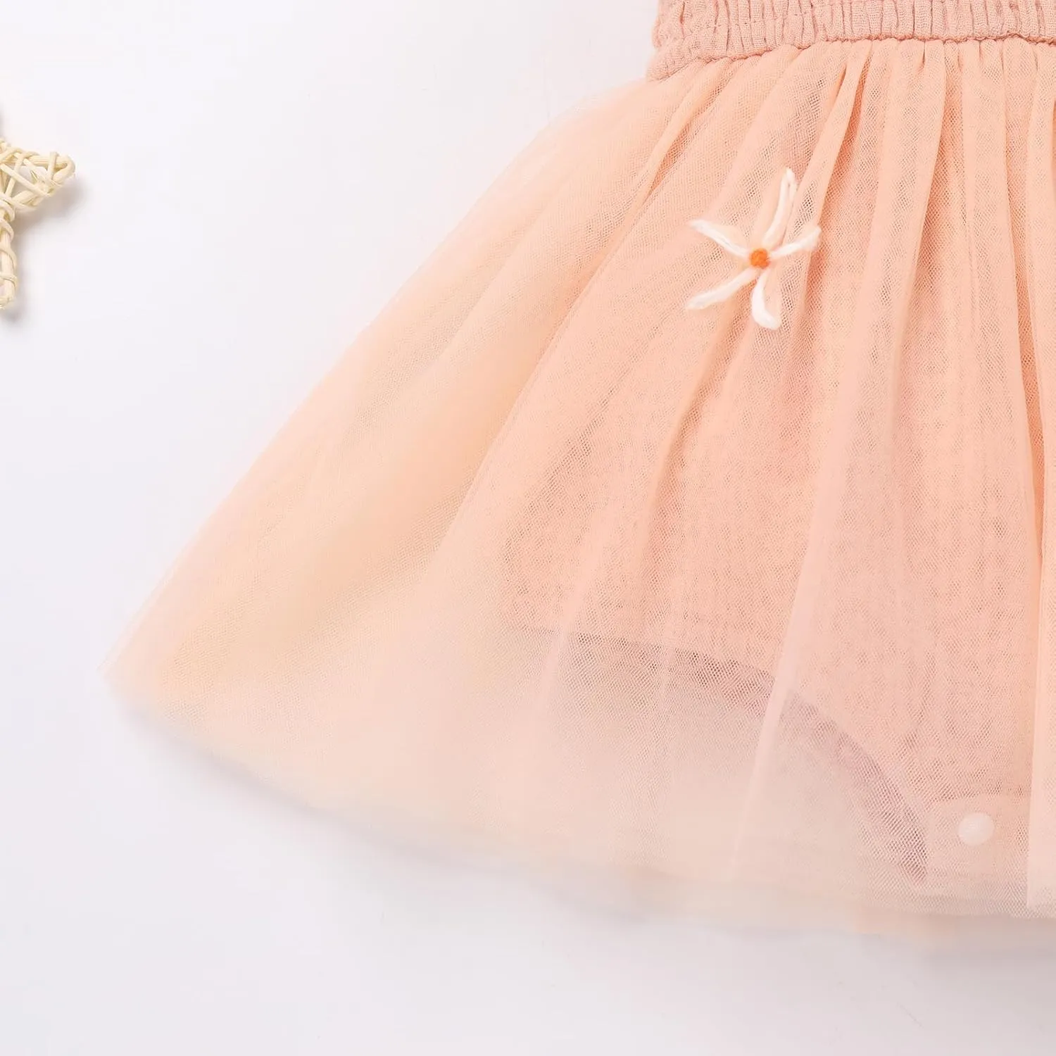 AWIBMK Baby Girls 1st Birthday Outfit Spaghetti Straps Romper Dress with Headband Sleeveless Princess Cake Smash Clothes