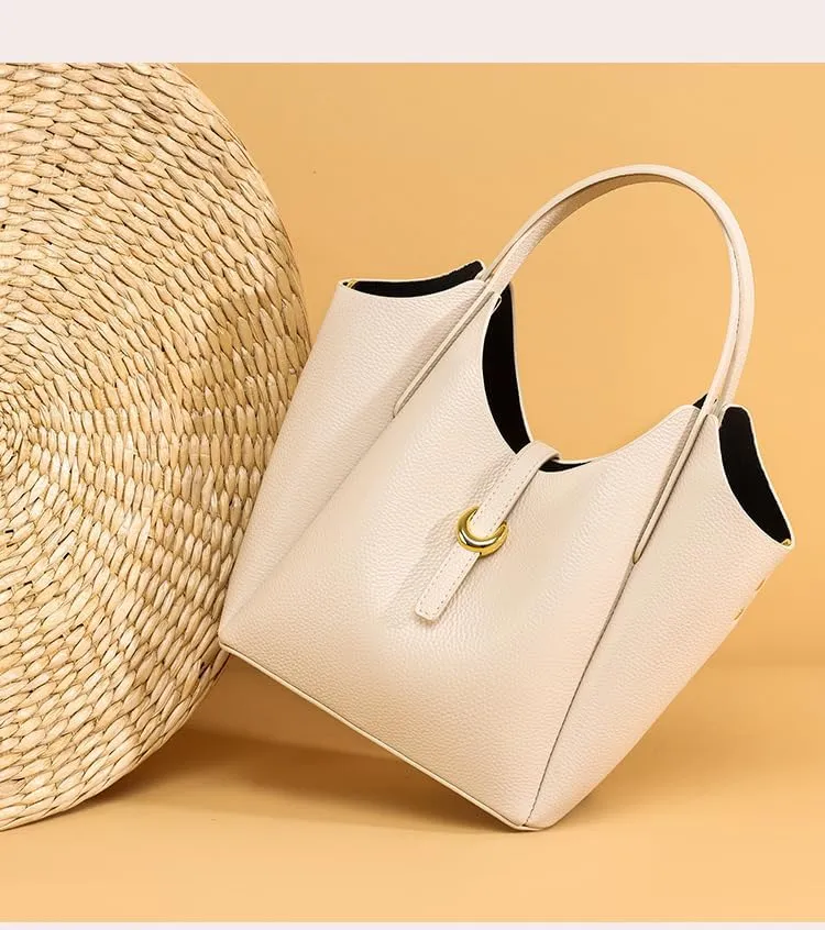 Axcone Fashionable and casual multifunctional soft leather handbag, shoulder bag, diagonal bag