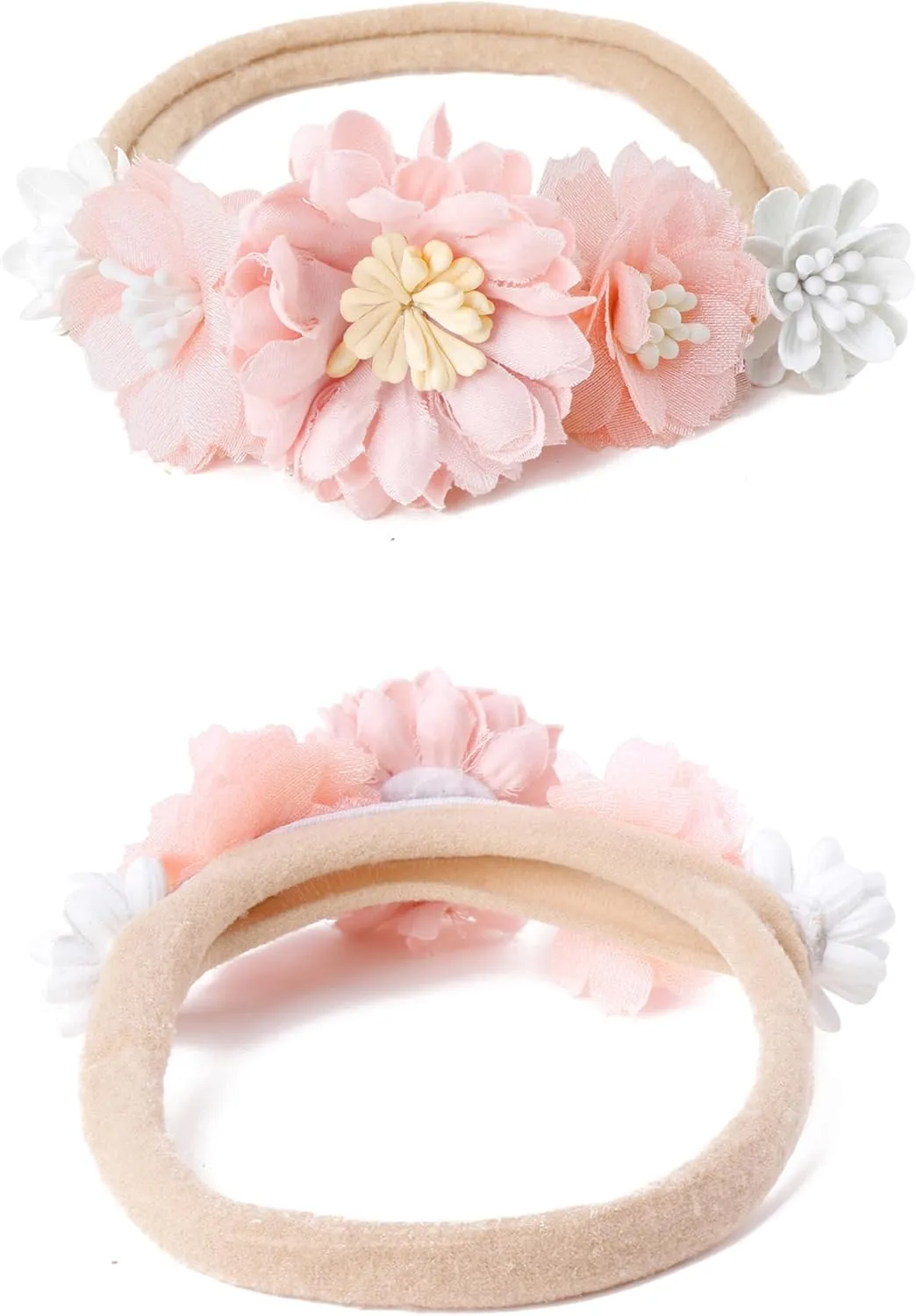 Baby Girl First Birthday Outfit Cake Smash 1st Birthday Dress with Flower Headband