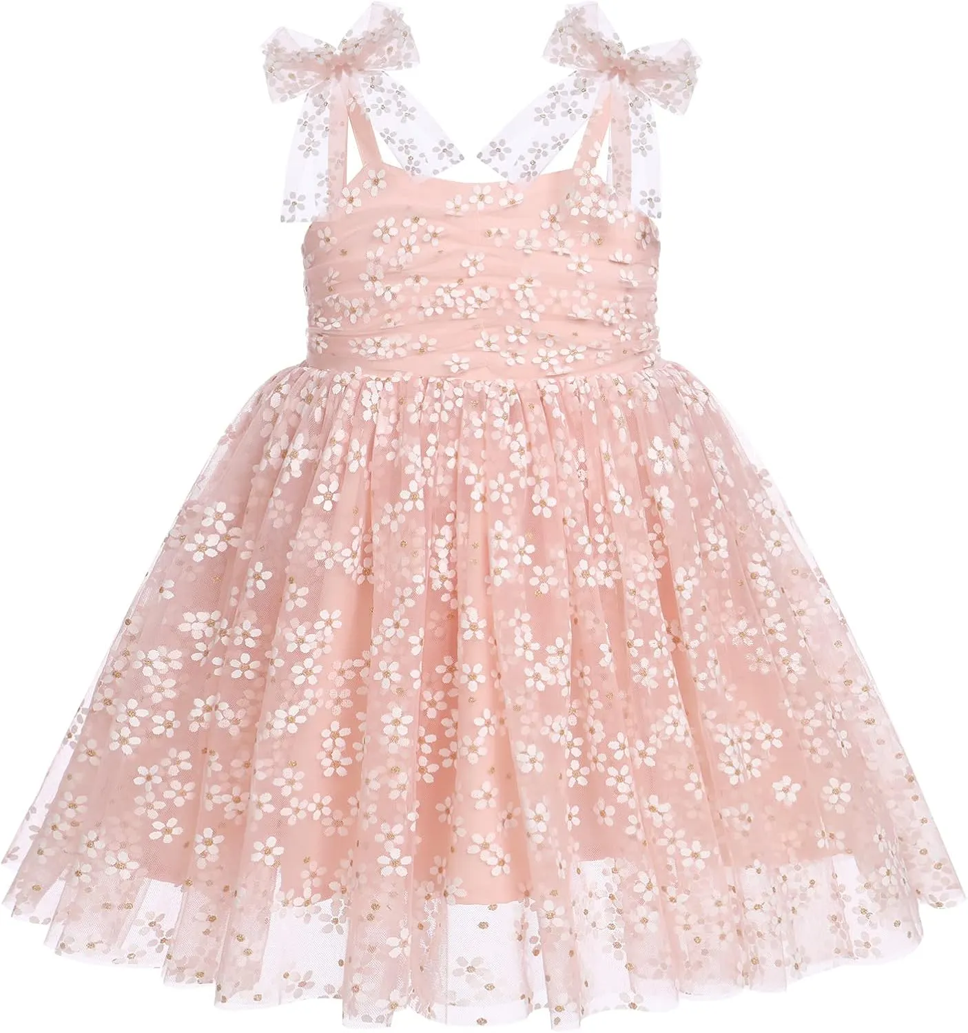 Baby Girls Tutu Dress Summer Sleeveless Backless Princess Birthday Party Dresses Sequin Ruffle Tulle Bowknot Sundress