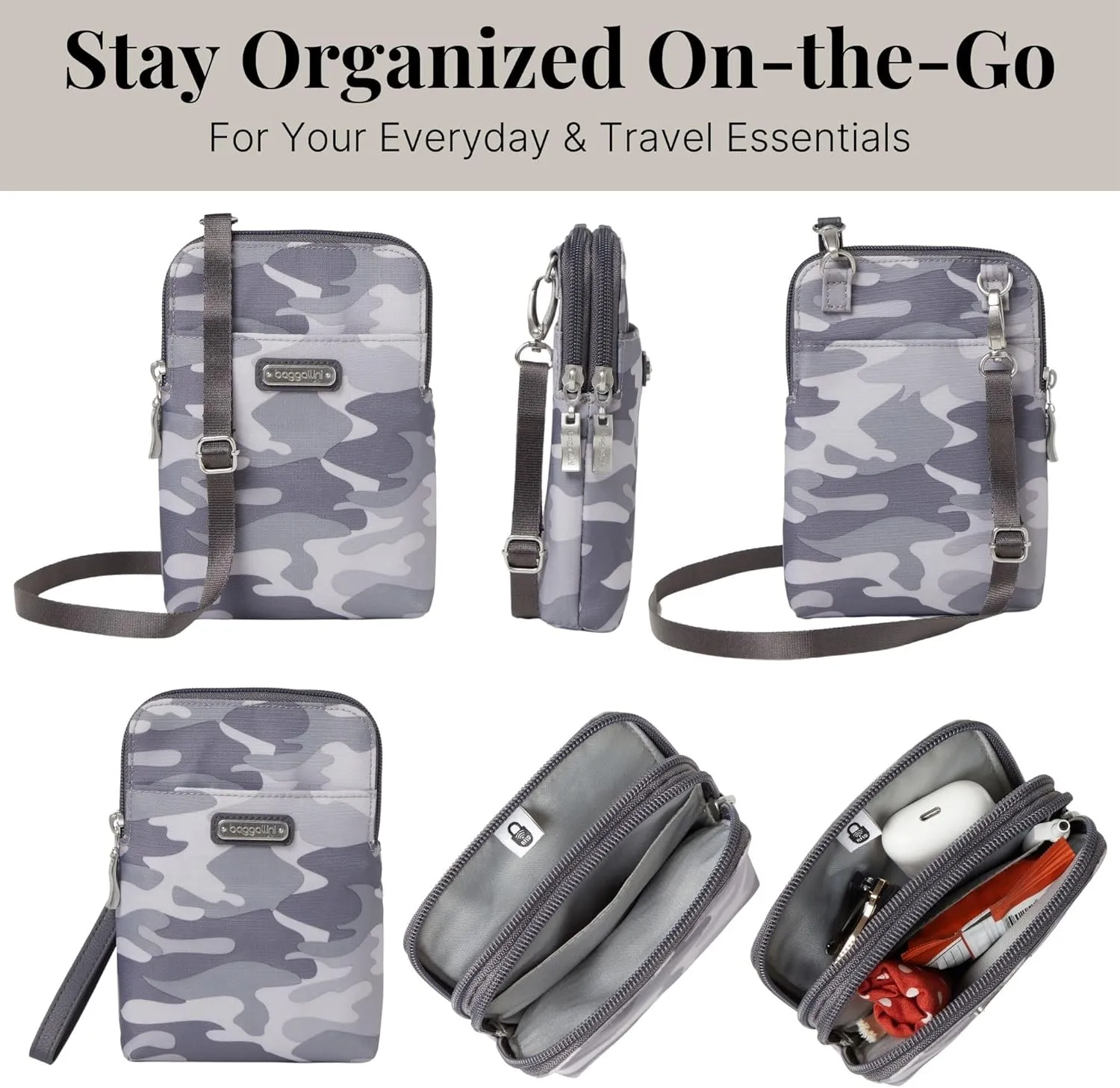 Baggallini Take Two Bryant RFID Crossbody Bag