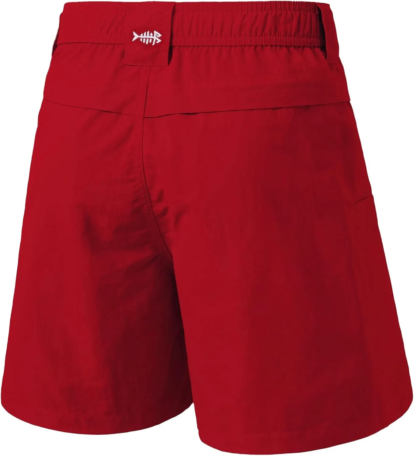 BASSDASH Men's 6" Fishing Shorts UPF 50  Water Resistant Quick Dry Hiking Cargo Shorts with Multi Pocket