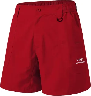 BASSDASH Men's 6" Fishing Shorts UPF 50  Water Resistant Quick Dry Hiking Cargo Shorts with Multi Pocket