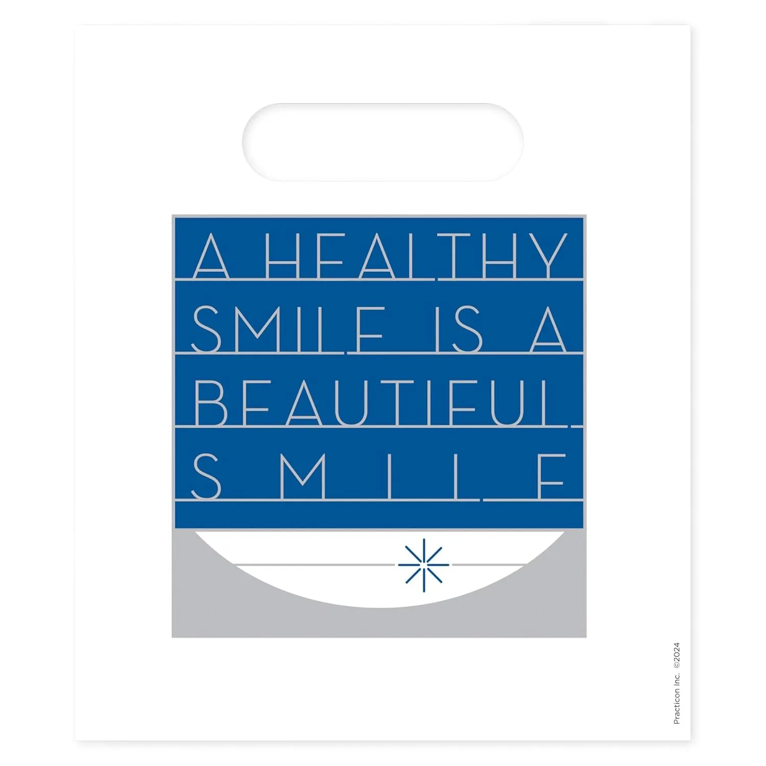 Beautiful Smile Dental Giveaway Bags, 7-3/4" x 9", Pack Of 100