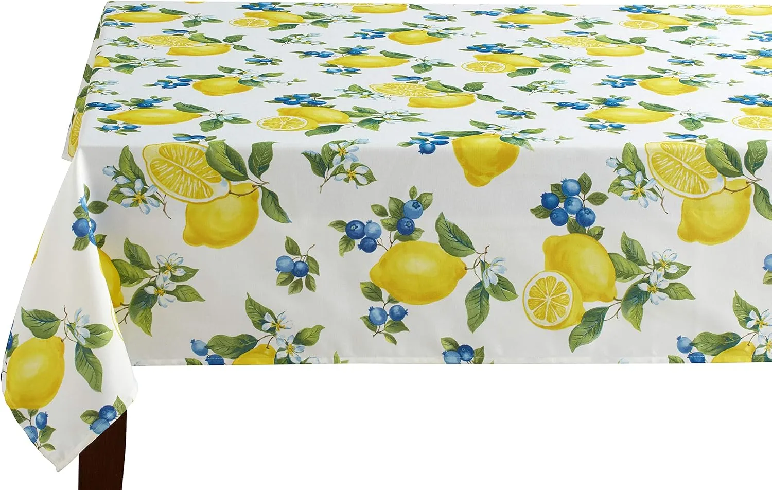 Benson Mills Indoor Outdoor Spillproof Tablecloth for Spring/Summer/Party/Picnic (Giuliana, 52" X 70" Rectangular)