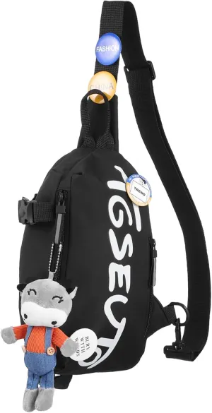 BESPORTBLE Pack Sling Backpack for Men Shoulder Crossbody Bag Lightweight Fanny Pack for Outdoor Hiking Travel and Everyday Use Secure Zipper Closure
