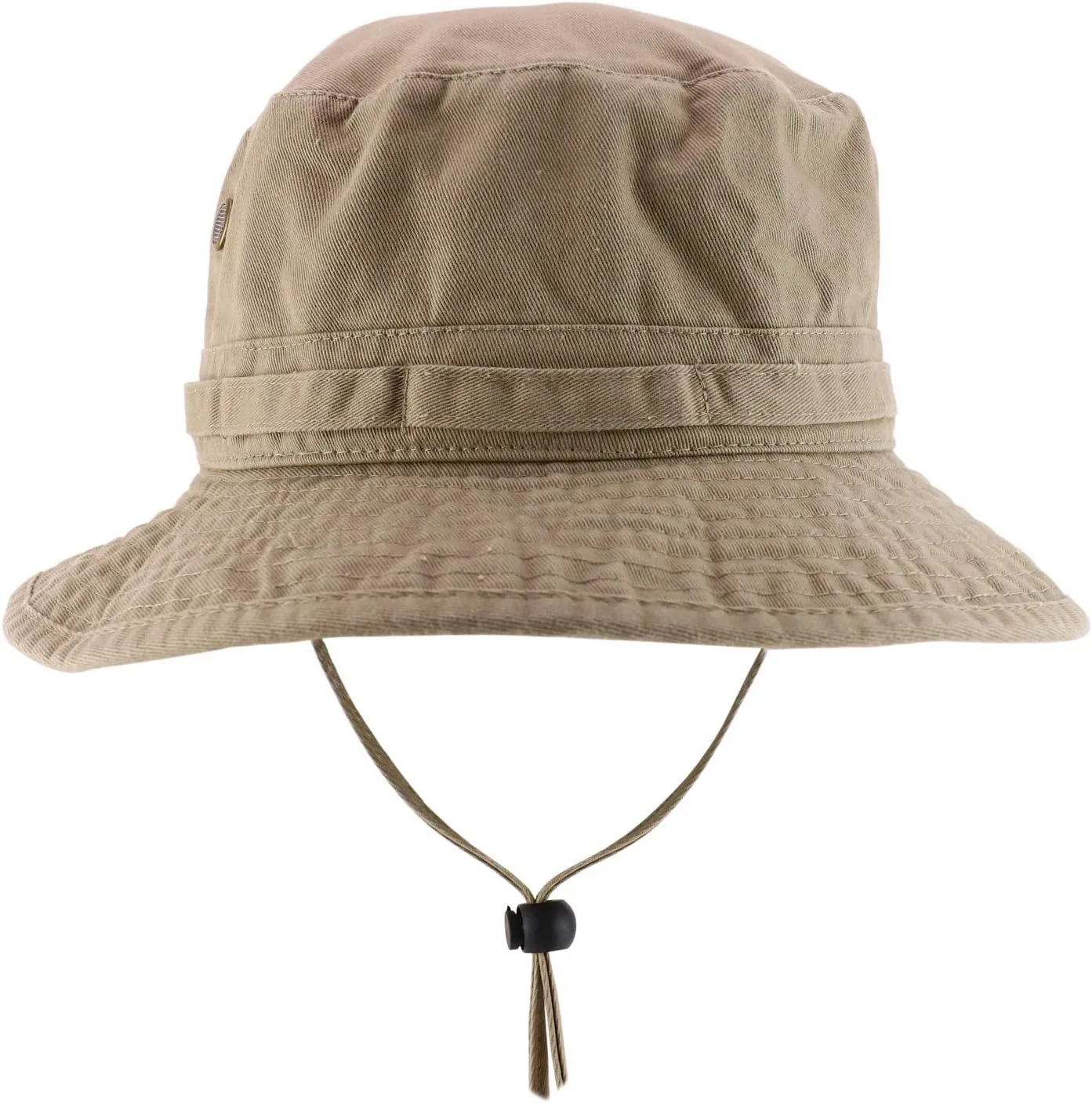 Big Oversized Jungle Boonie Bucket Hat with Chin String Fits Upto XXXL