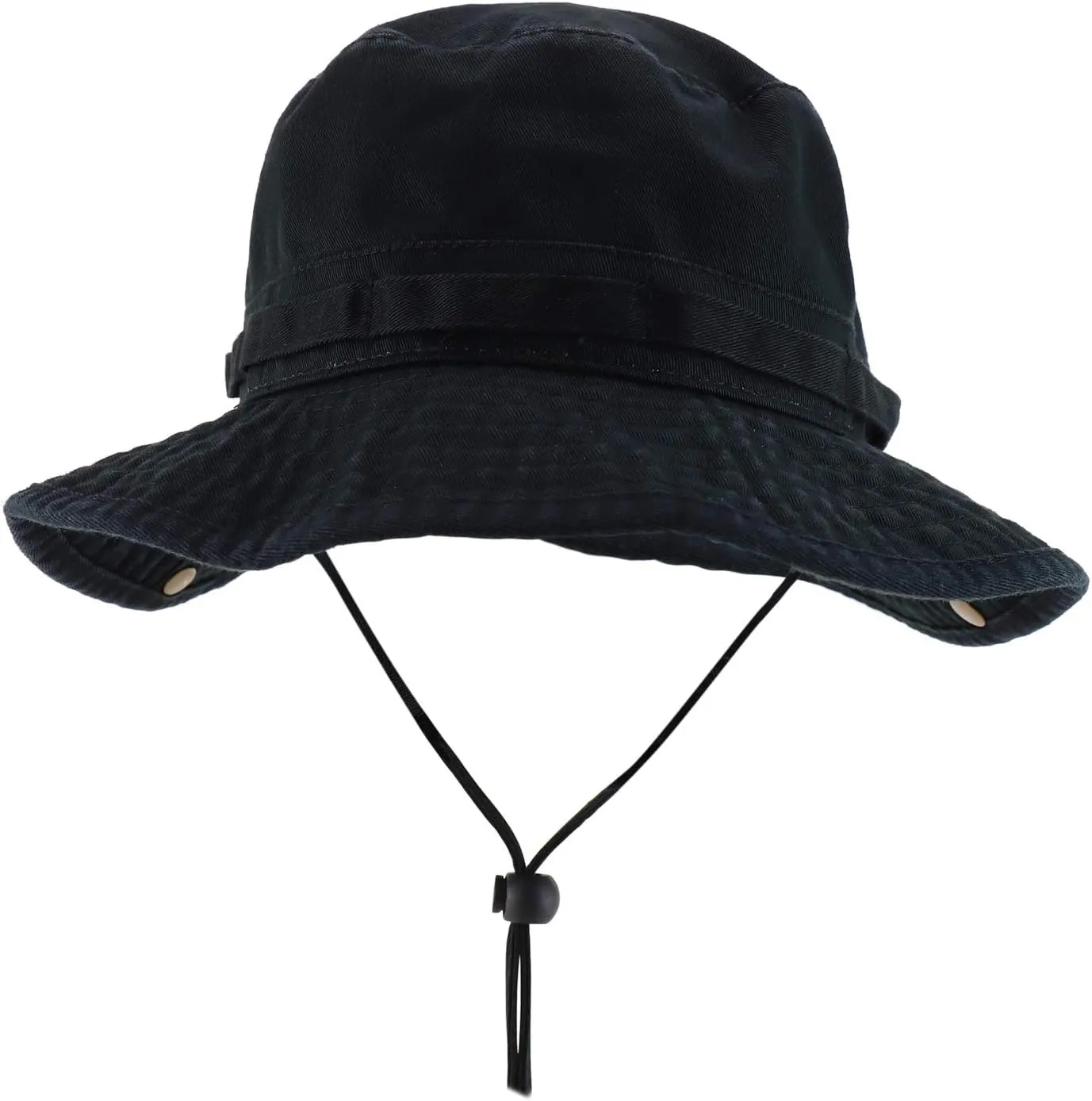 Big Oversized Jungle Boonie Bucket Hat with Chin String Fits Upto XXXL