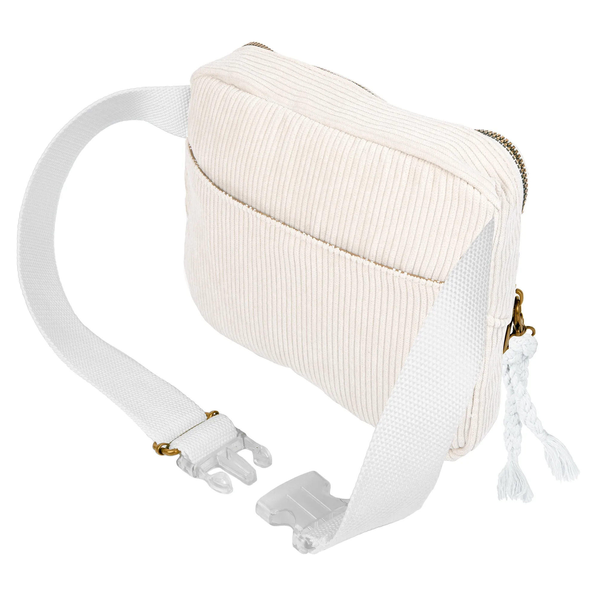Billie Corduroy Belt Bag Bone