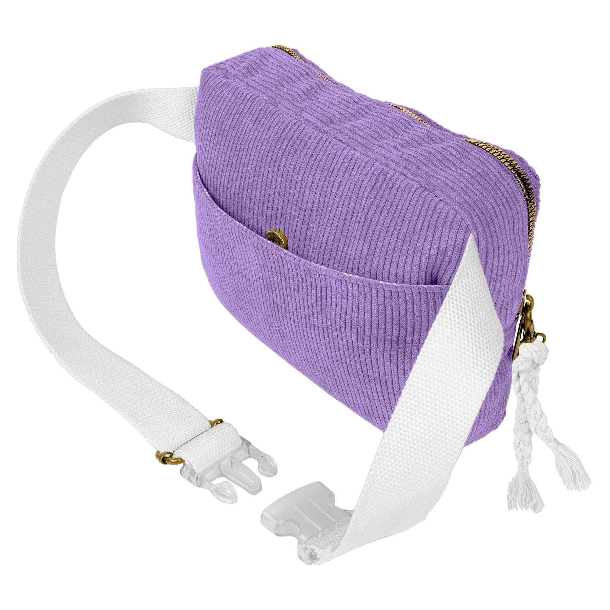 Billie Corduroy Belt Bag Periwinkle
