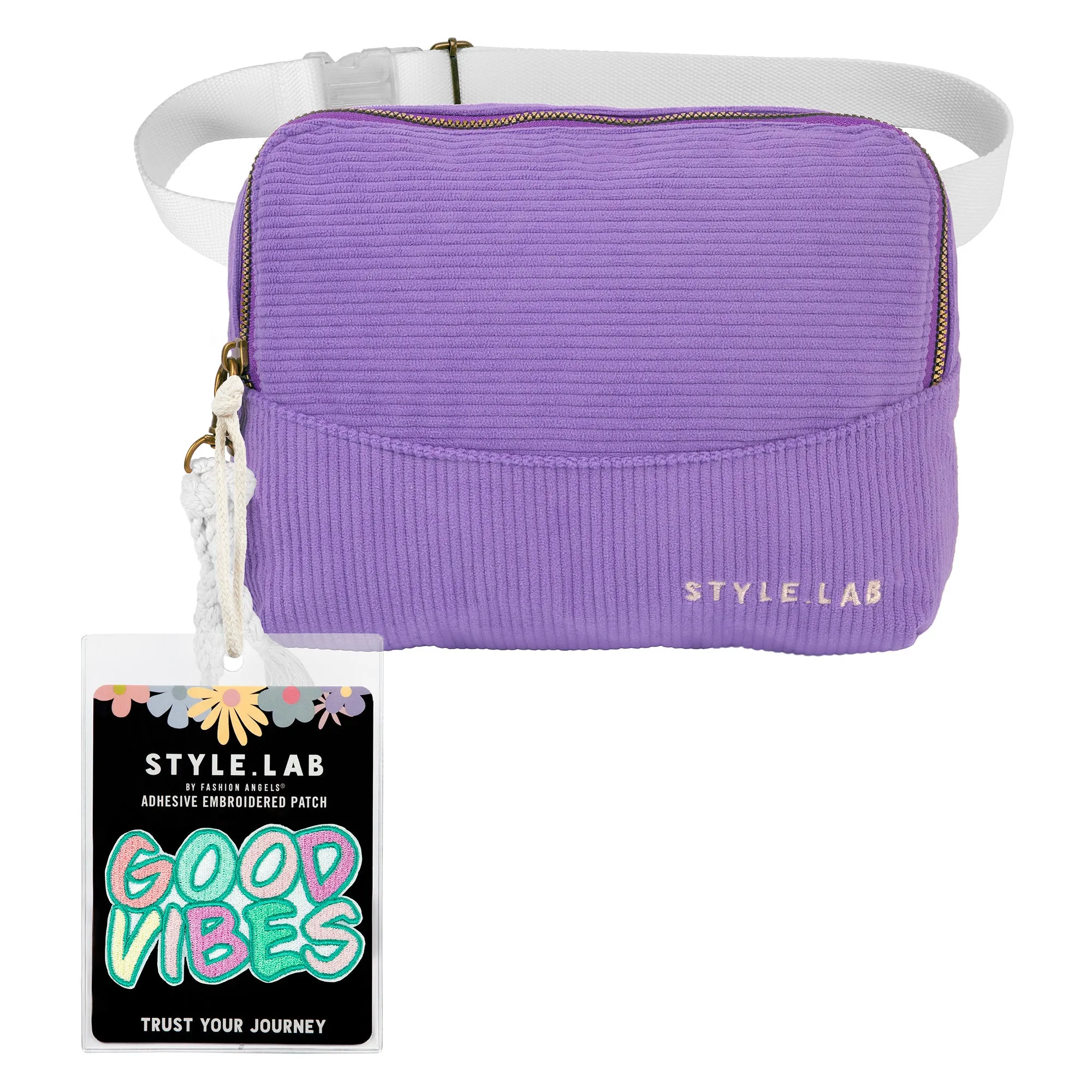 Billie Corduroy Belt Bag Periwinkle