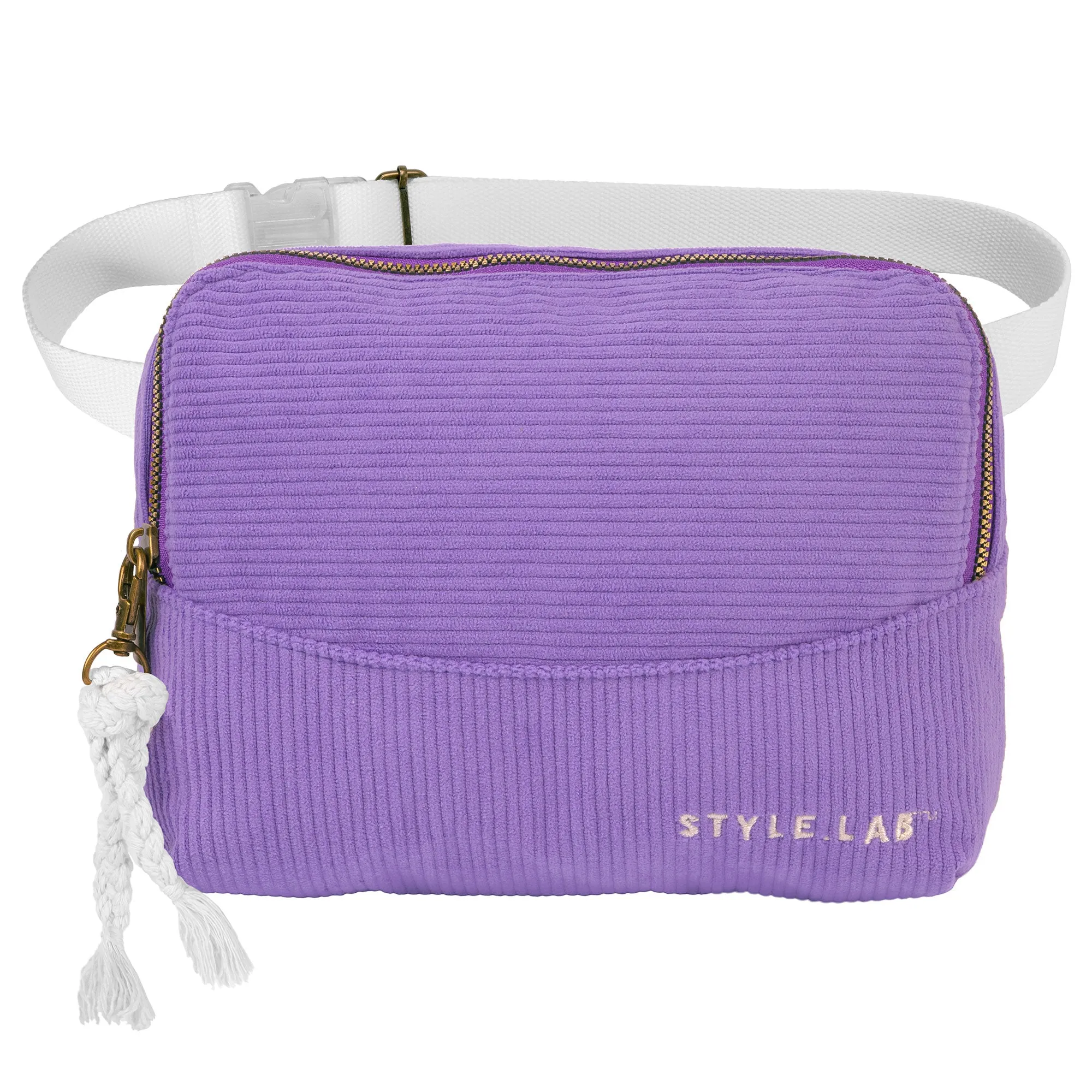 Billie Corduroy Belt Bag Periwinkle