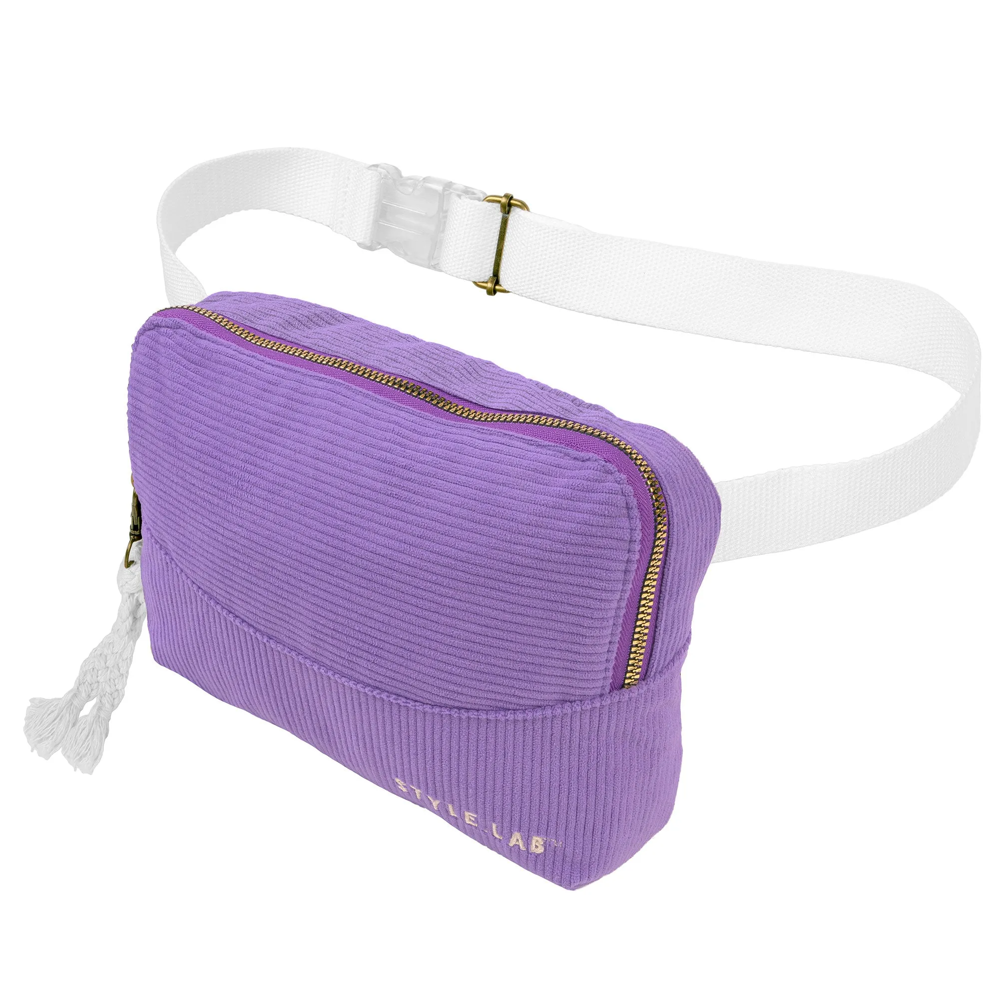 Billie Corduroy Belt Bag Periwinkle