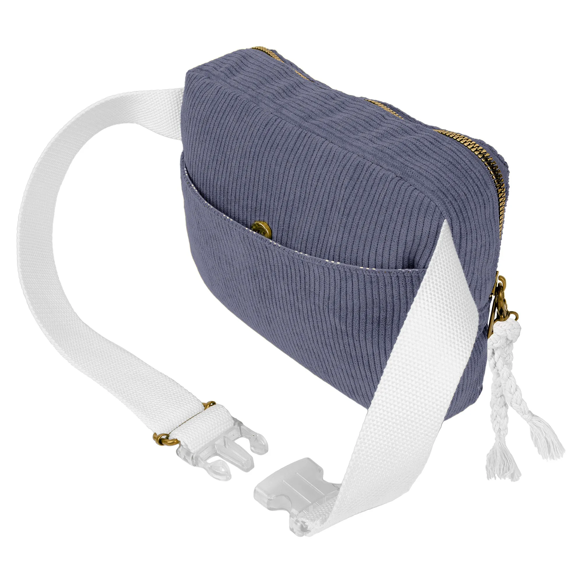 Billie Corduroy Belt Bag Slate