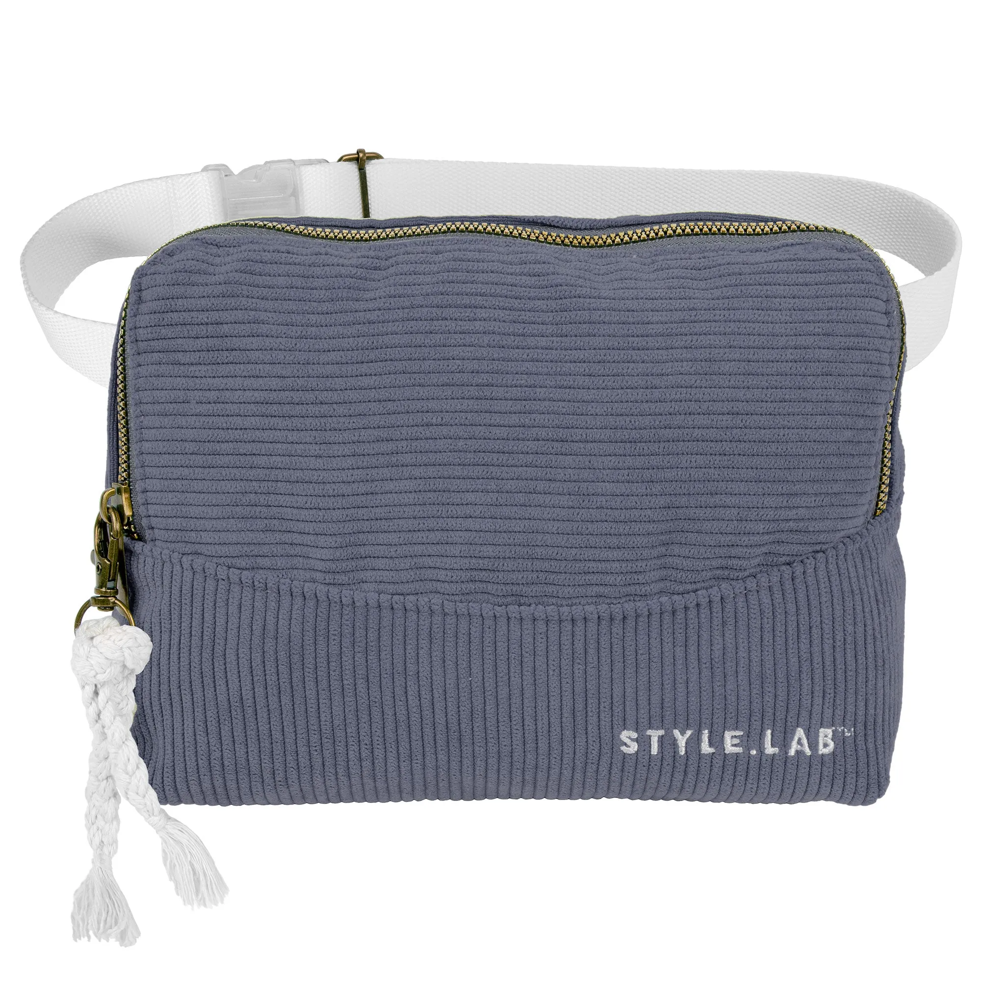 Billie Corduroy Belt Bag Slate