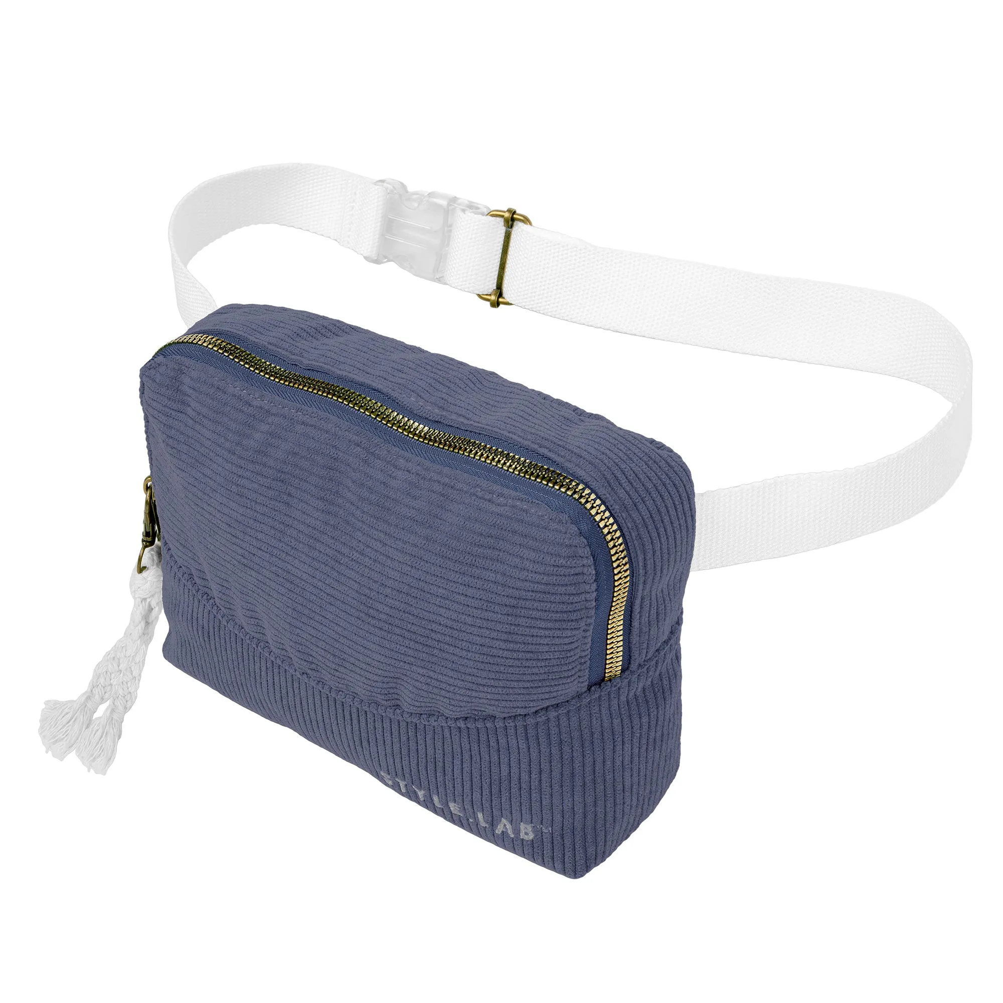 Billie Corduroy Belt Bag Slate